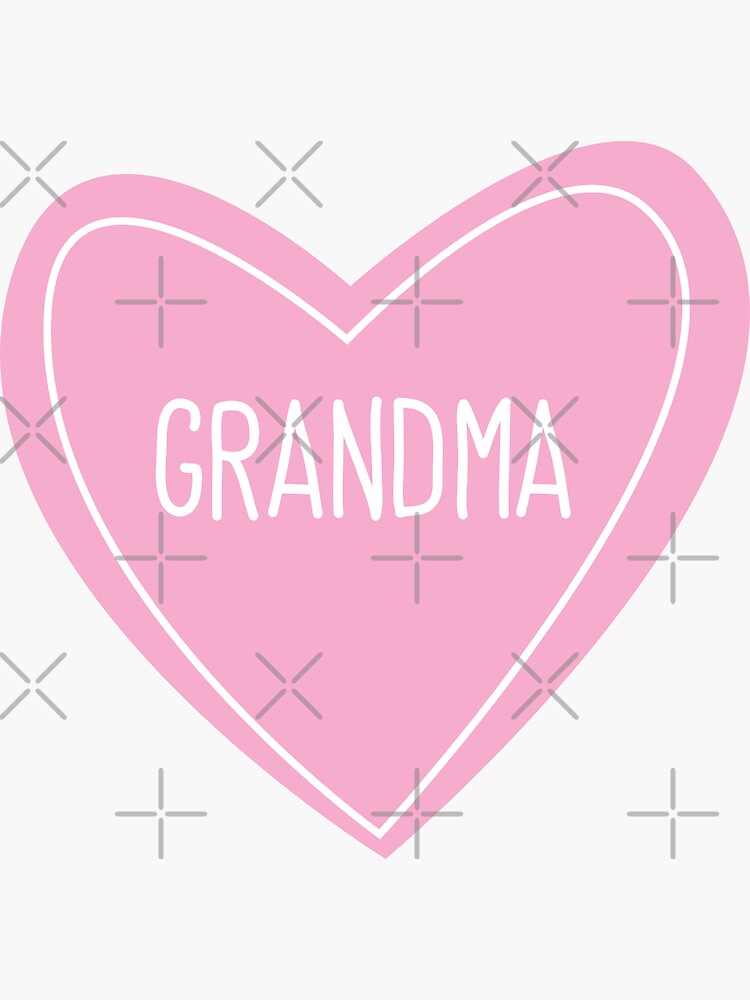 Heart Grandma by teesaurus