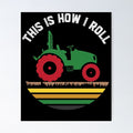 Tractor This is How I Roll Farming Gift for Farmer by abcxyzsma