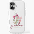 Grandma Floral - Pink - Wild Flower Bouquet by patternjp