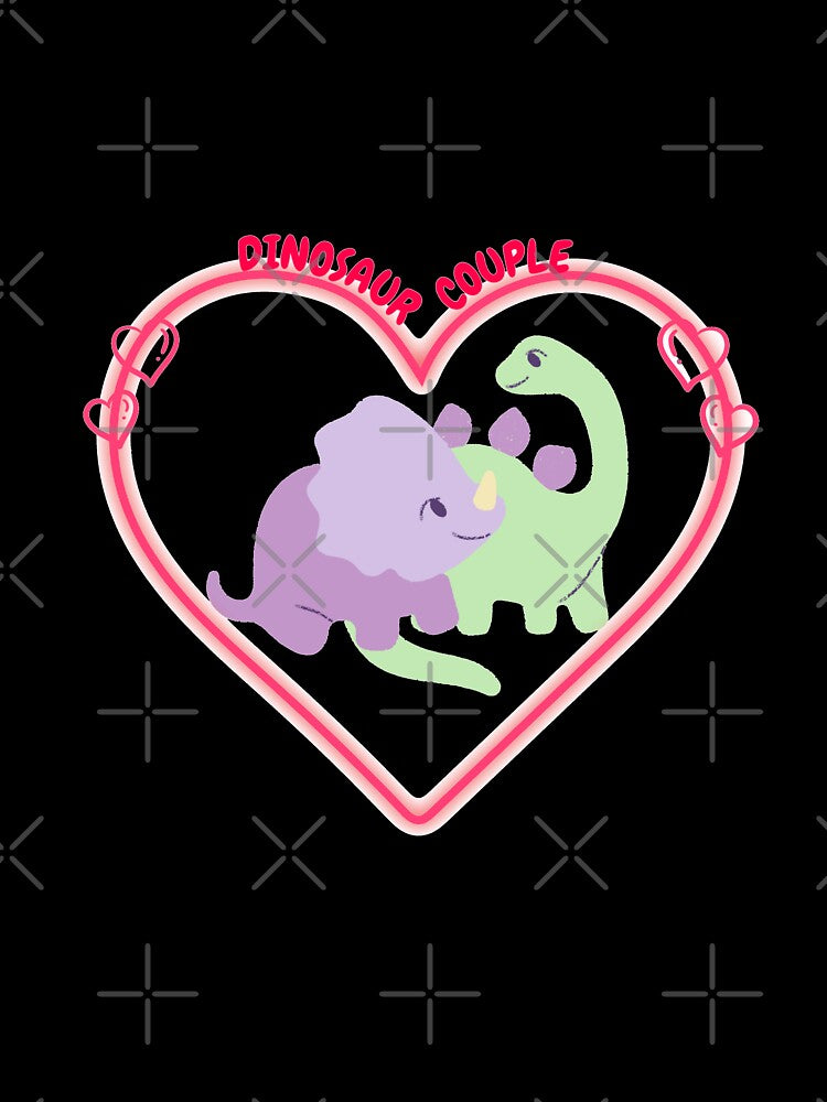 Dinosaur couple by Varshinee
