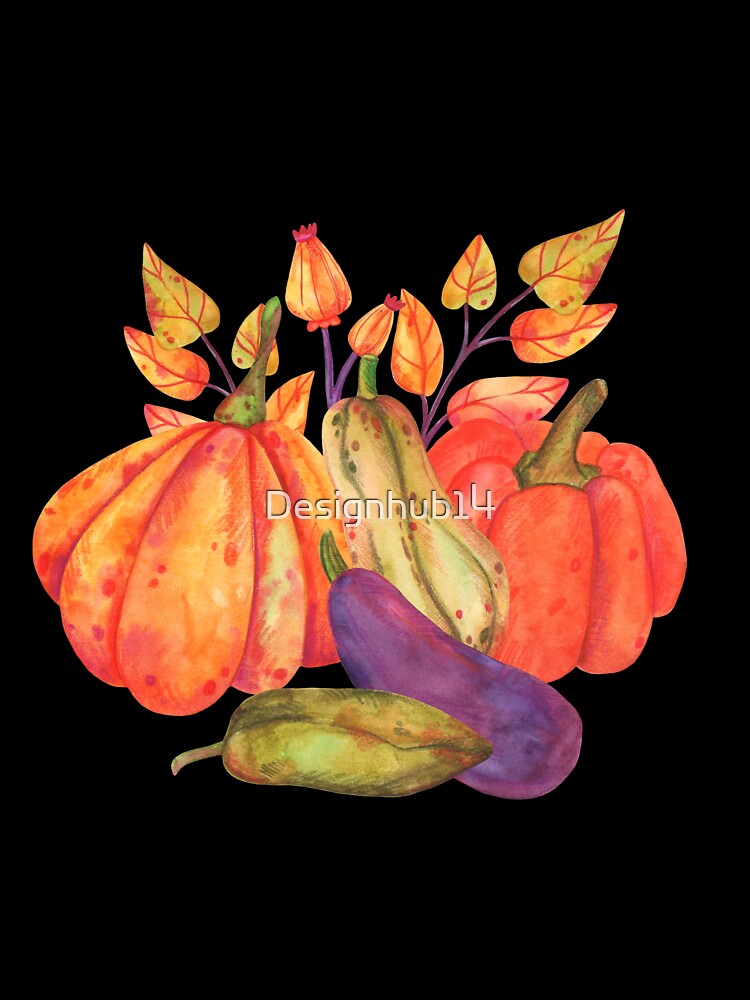 Colourfull pumpkins by Designhub14