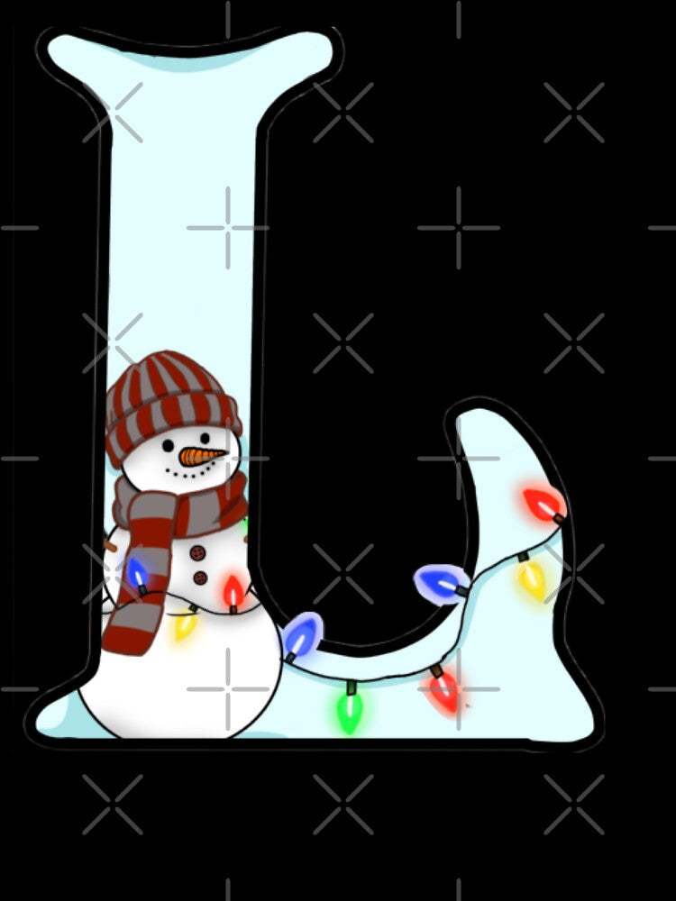 Holiday themed letter L by Artistkhg