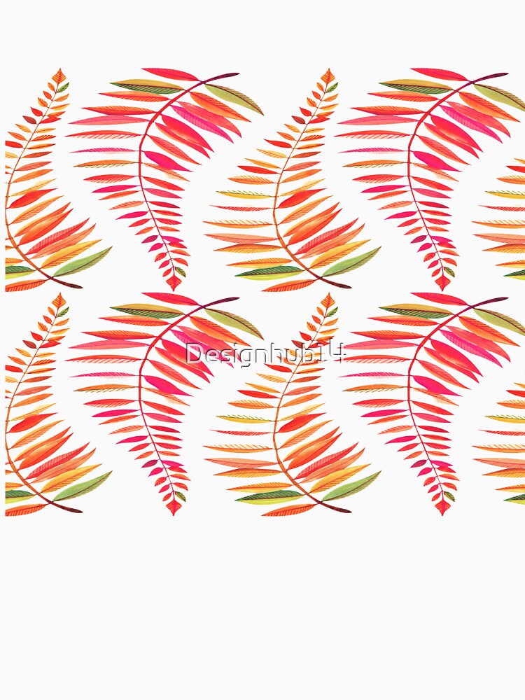 Colourful leaves pattern by Designhub14