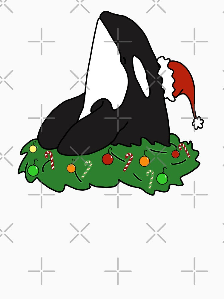 Holiday Christmas Orca by KantstandyaC