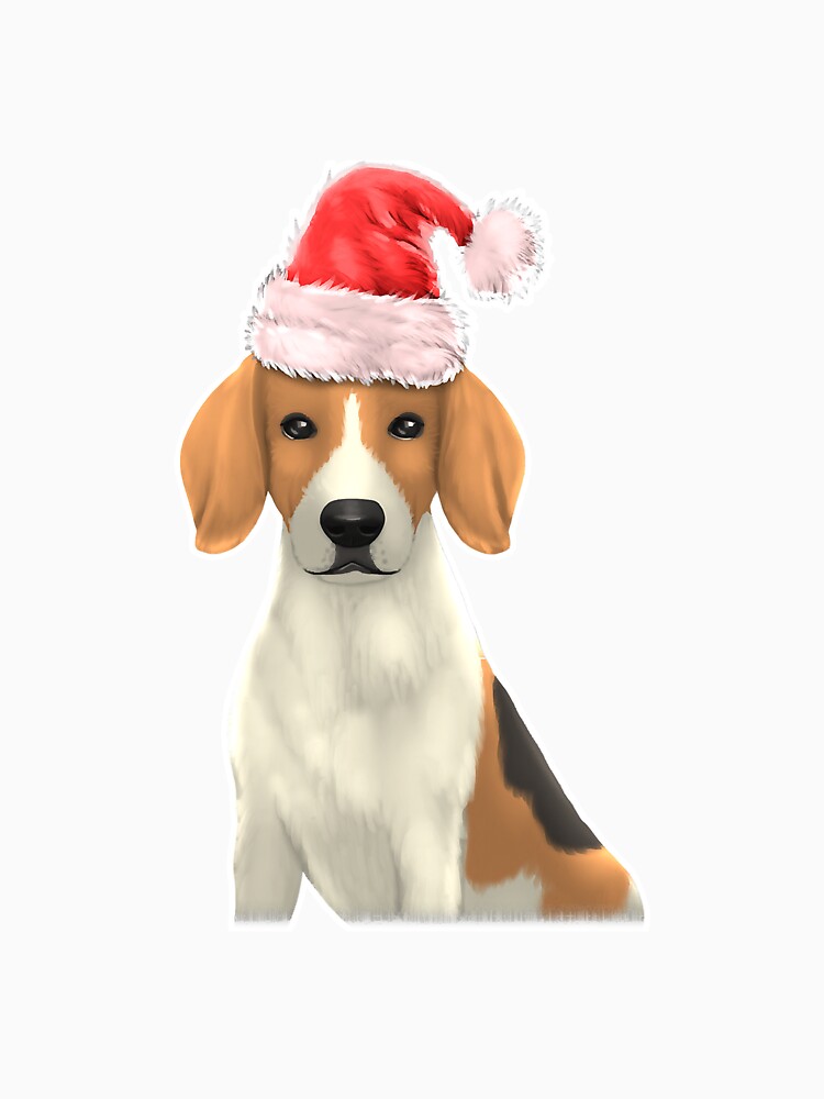 Beagle Dog Santa Claus Christmas by deanba81741
