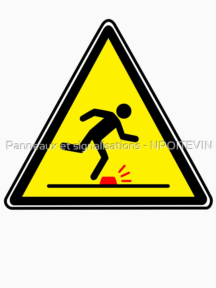 Warning Sign - Risk of Slips, Trips and Falls - Safety and Prevention by Panneaux et signalisations - NPOITEVIN