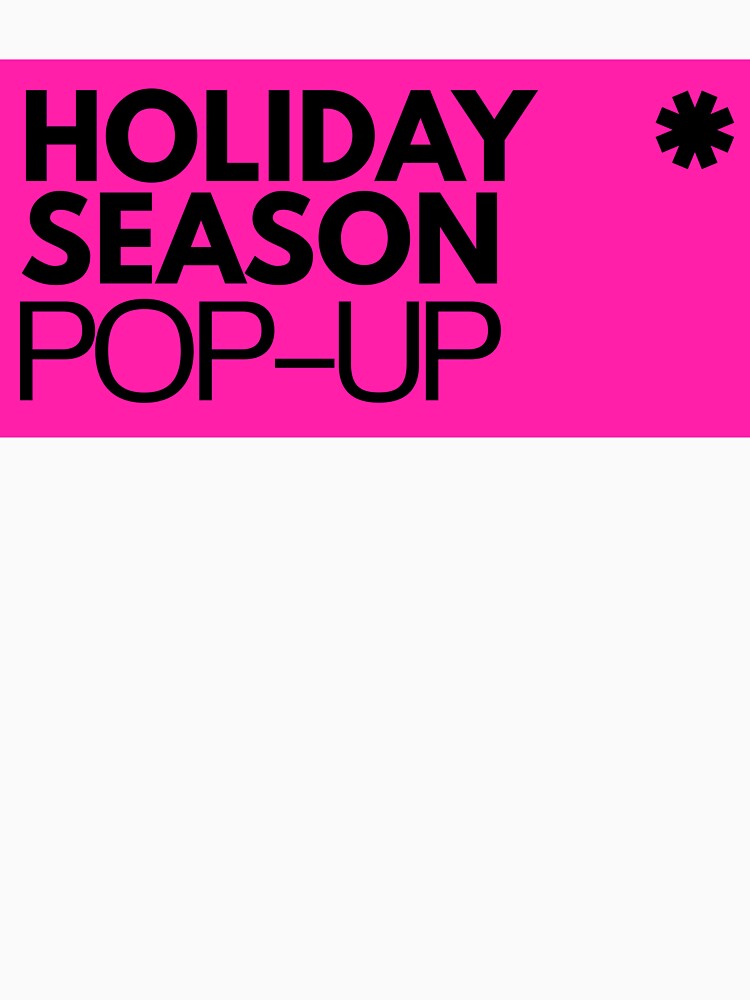 Vibrant Pink Holiday Season Pop-Up Typography by Ramoshop10