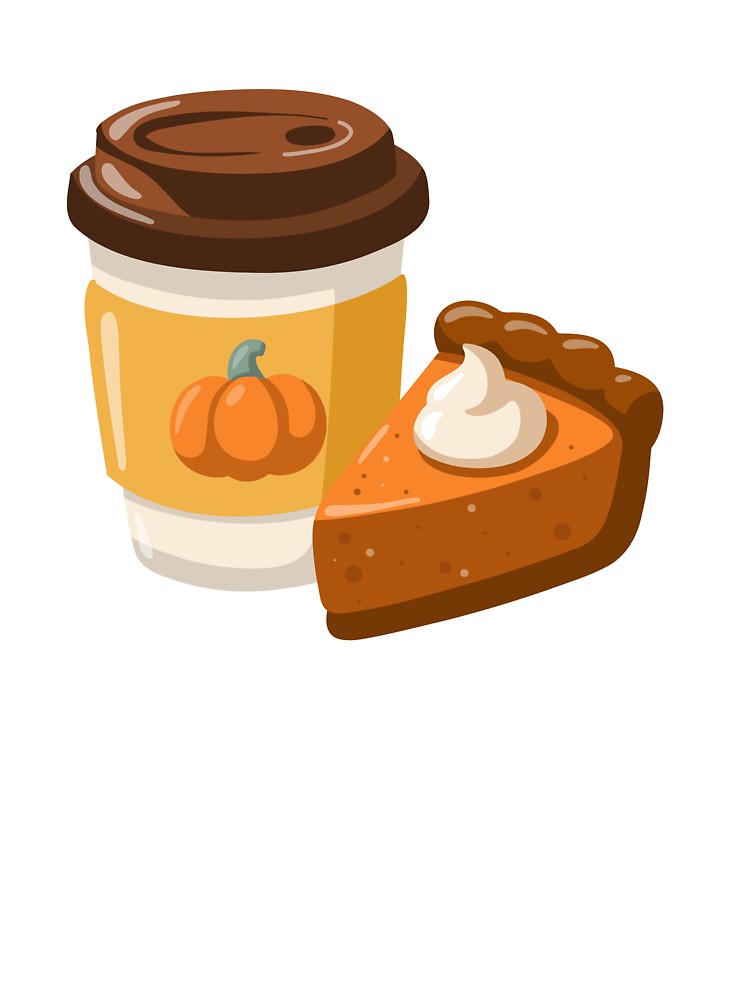 Pumpkin Spice Coffee And Pie by EvLip-Artist
