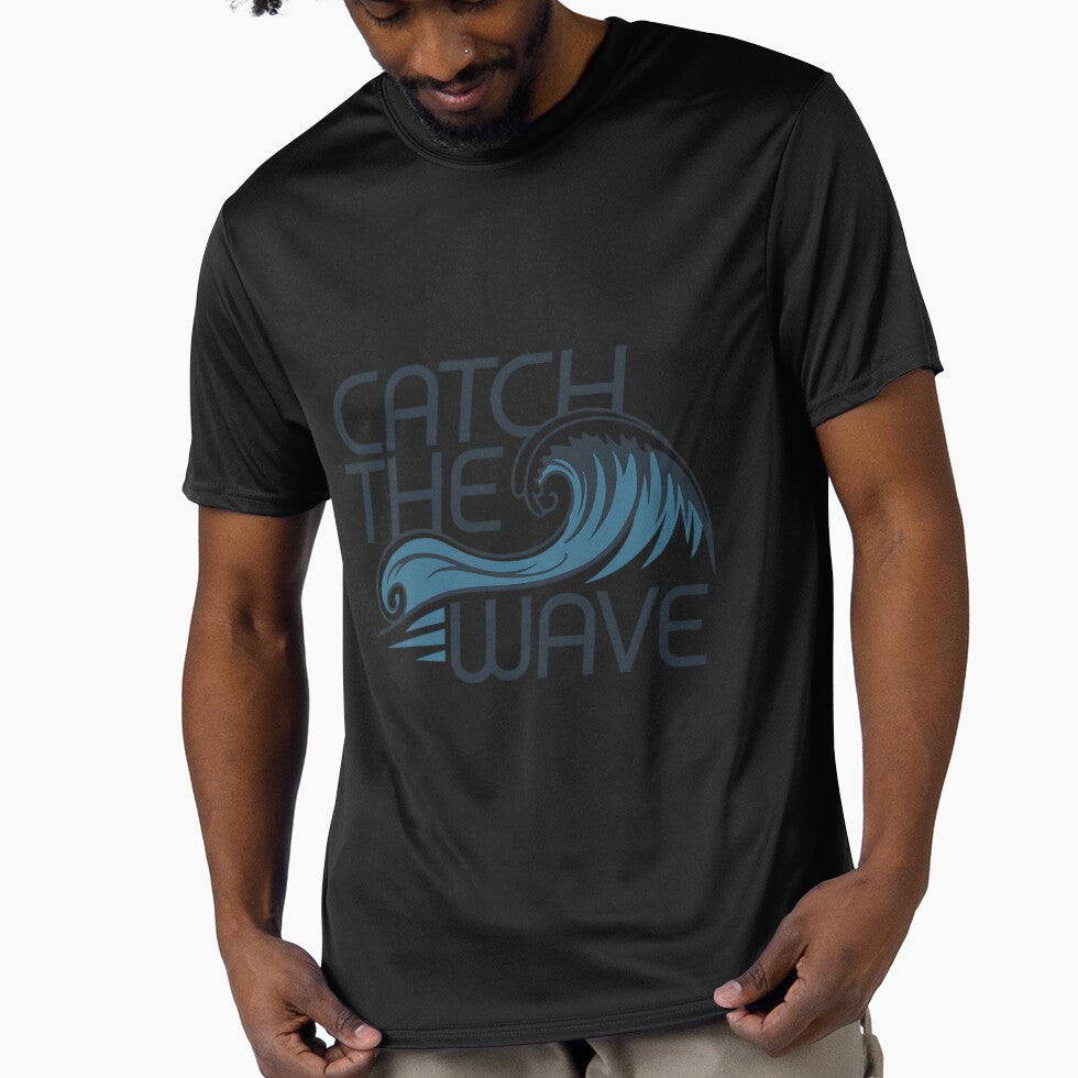Catch the Wave T-Shirt – Ocean Wave Design  Adventure-Inspired Apparel for 2024 by T010