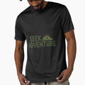 Seek Adventure" T-Shirt – Mountain Range Design | Adventure-Inspired Apparel for 2024 by T010