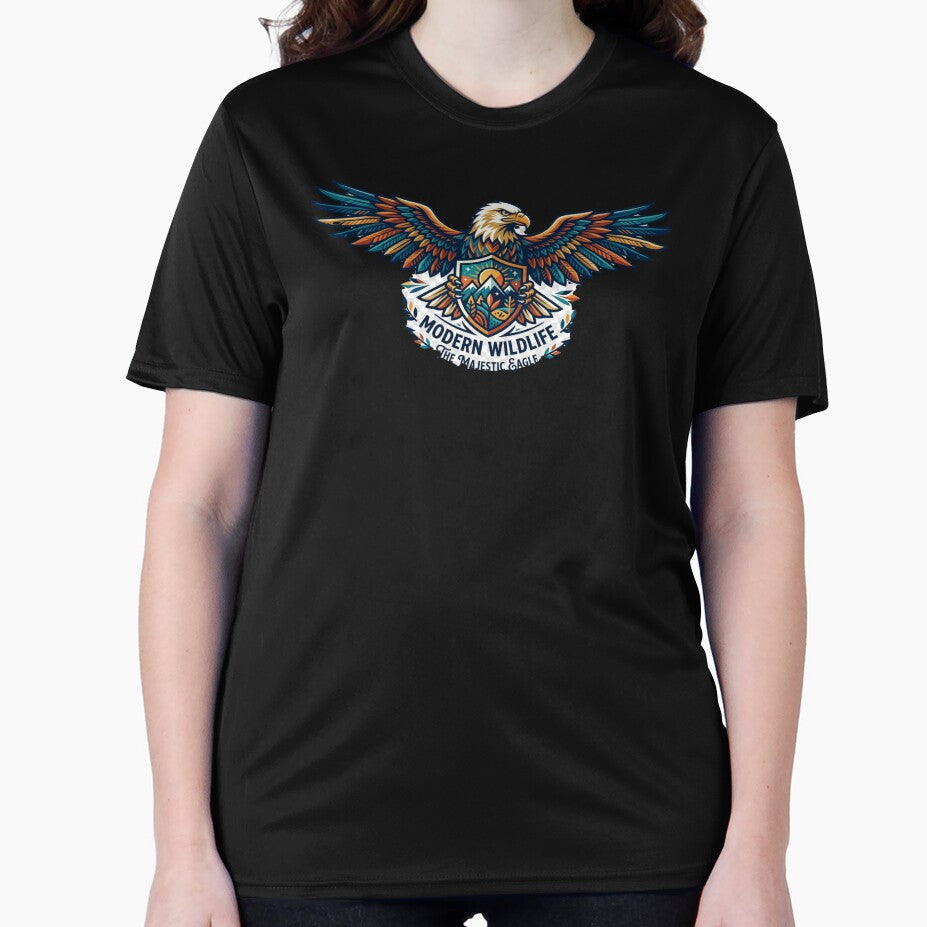 The Majestic Eagle - Modern Wildlife Vector Emblem by Trendykunnu