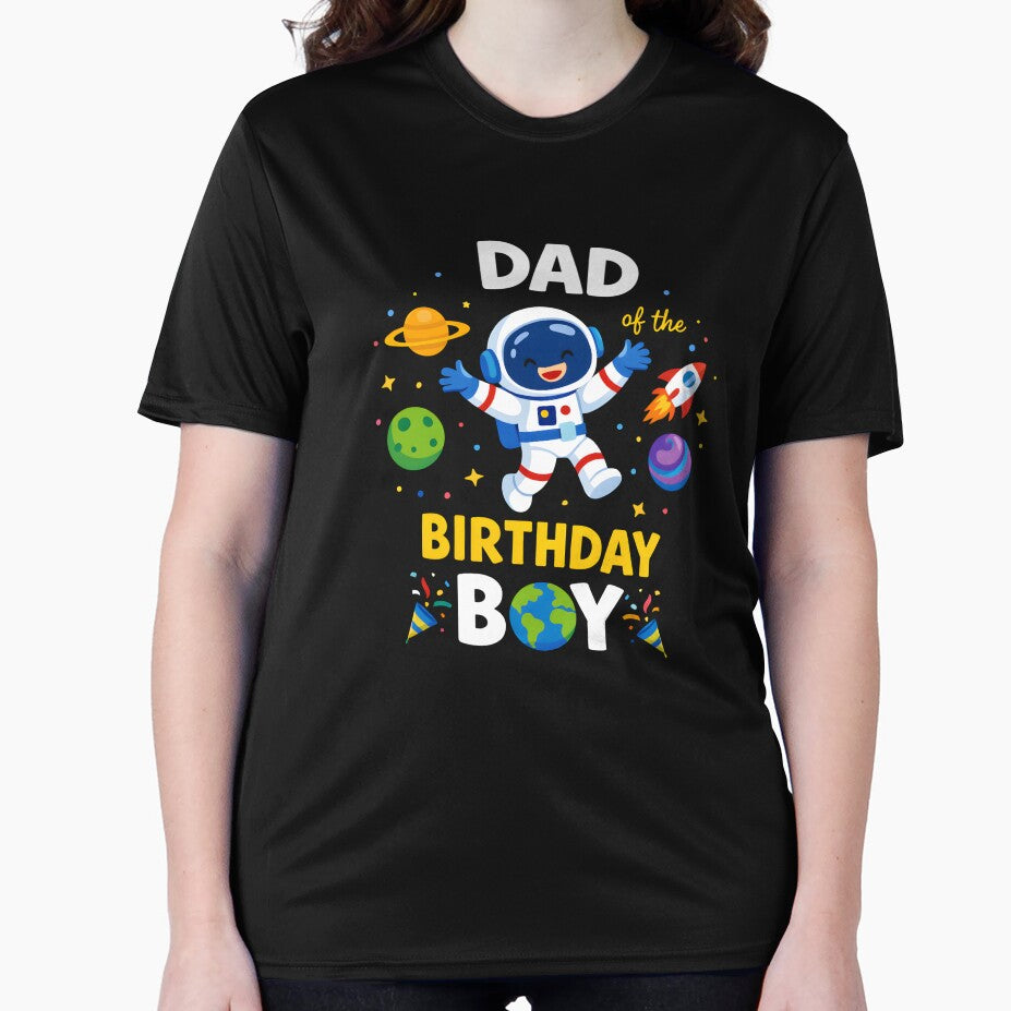 Dad Of The Birthday Boy Astronaut Space Father by Nocturnal-Vines