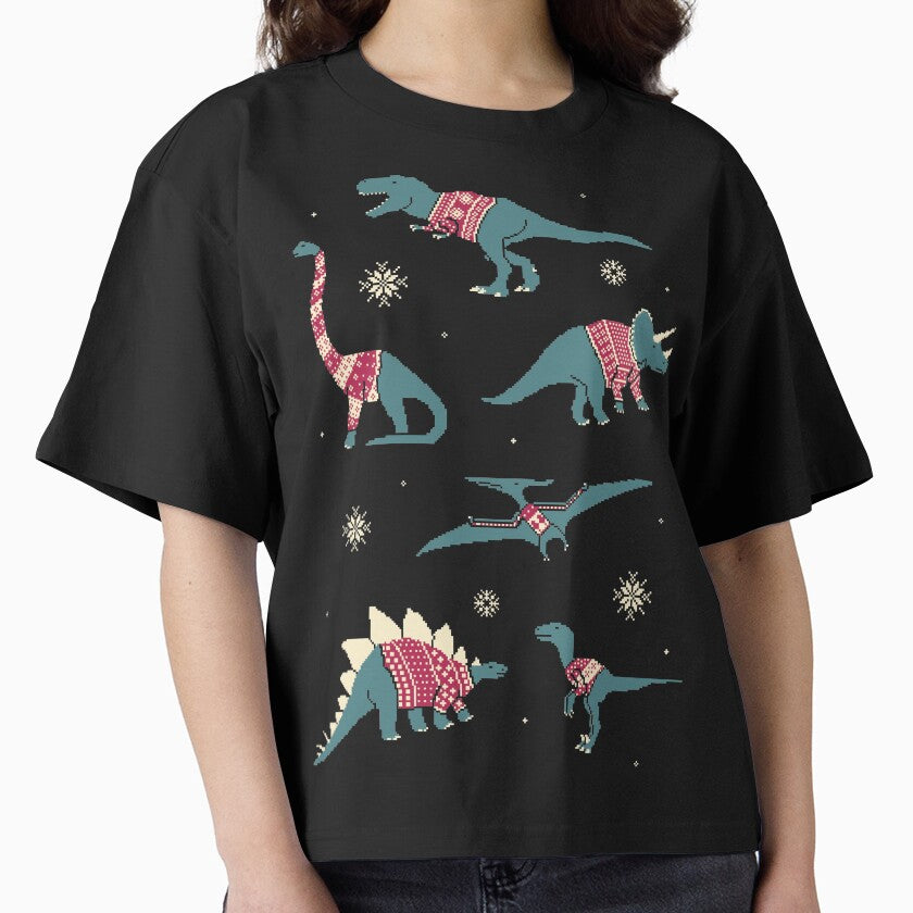Dinos In Sweaters by HandsOffMyDinosaur