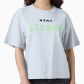 Stay Strong Green Black Text Stickers Prints Posters Wall Art Magnet Home Coffee Cup Decoration TShirt Stationary Notebook Magnet Hat Kitchen Work School Office Redbubble Shop by Saritas Boutique Shop