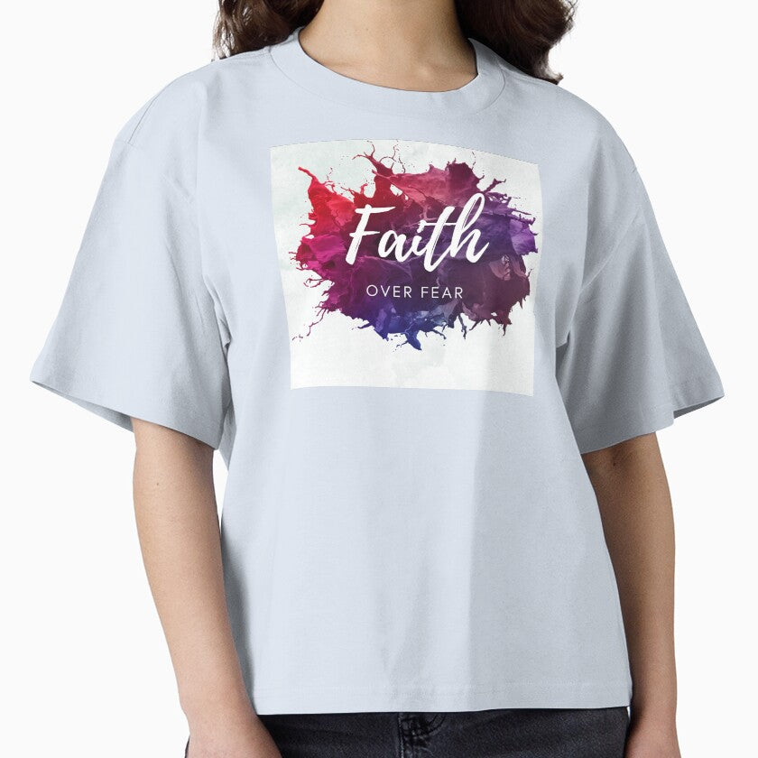 Faith over fear logo sticker by YeshuaCreations