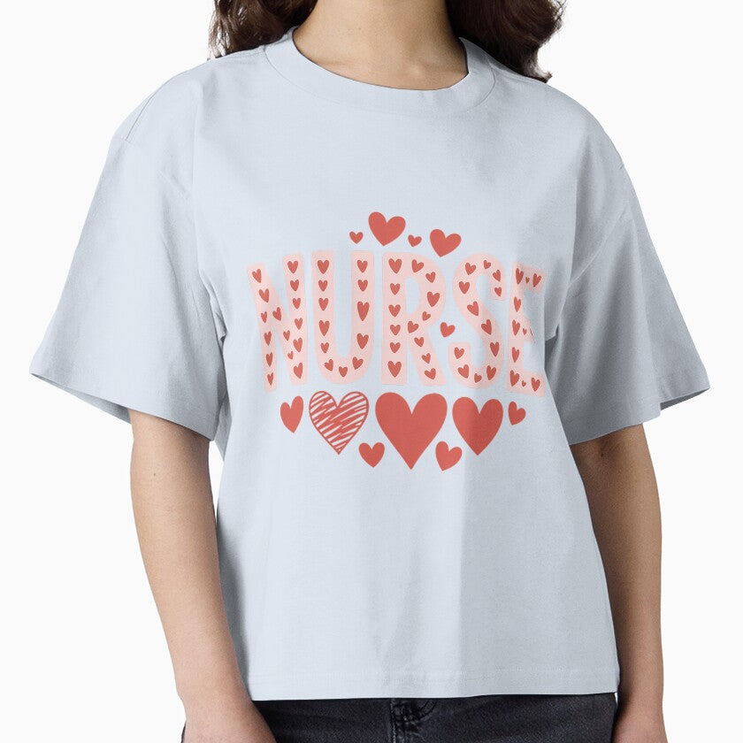 Women's Nurse Valentines Shirt Funny Valentine by BlassmausArt