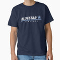 Bluestar Airlines - Wall Street vintage logo by Primotees