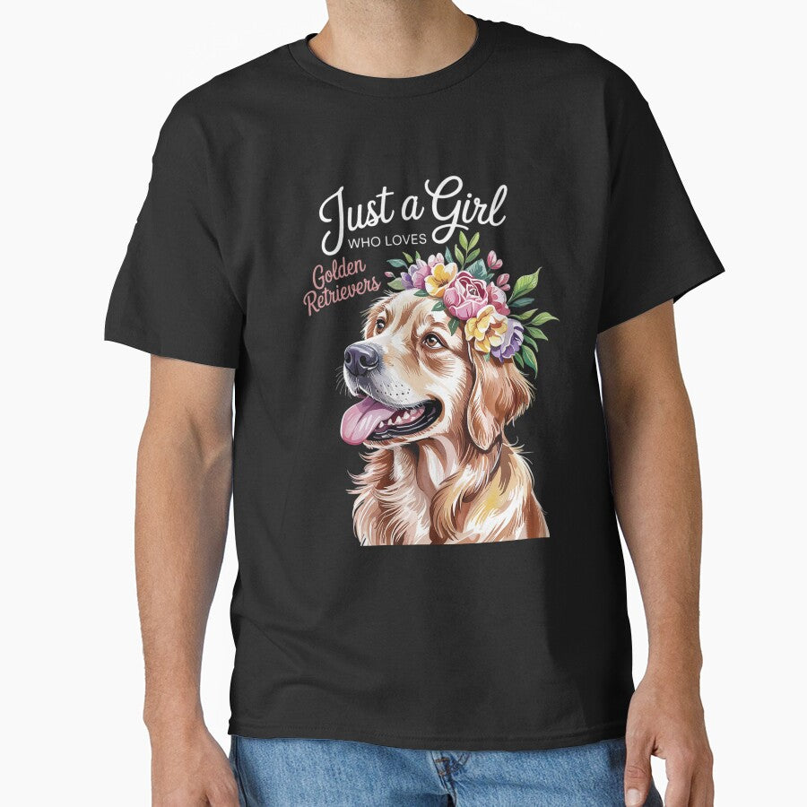 Just a Girl Who Loves Golden Retrievers Girls Who Love Dogs by NailMolisa