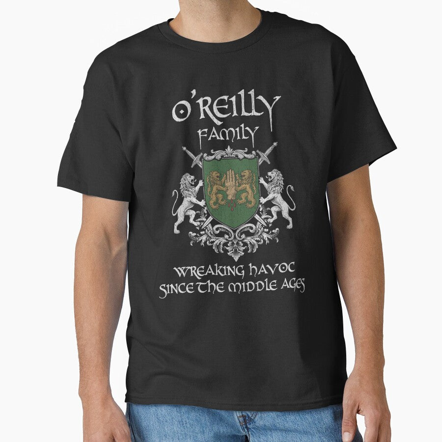 O’Reilly Family Crest – Medieval Heritage Emblem for Ancestry Lovers & Vintage Style Fans by 9X FR