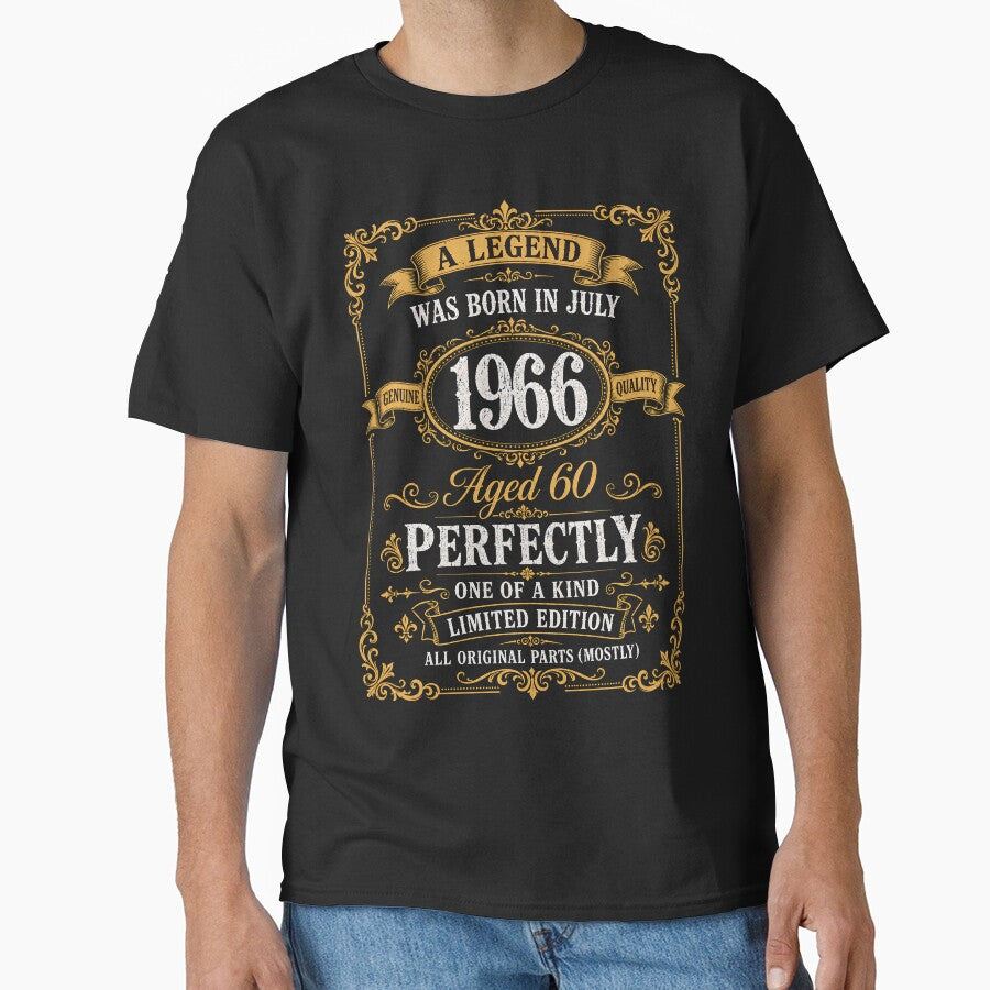 A Legend Born in July 1966 60th Birthday Vintage Gift by G350