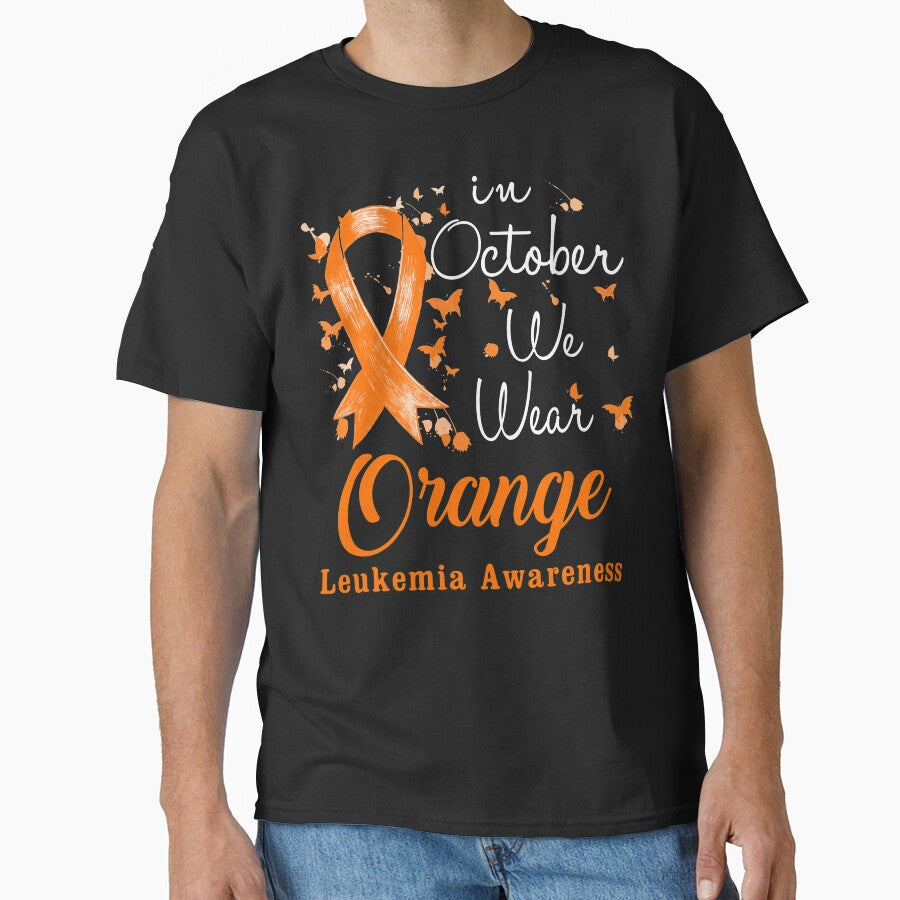 In October We Wear Orange Ribbon Leukemia Awareness by largellie