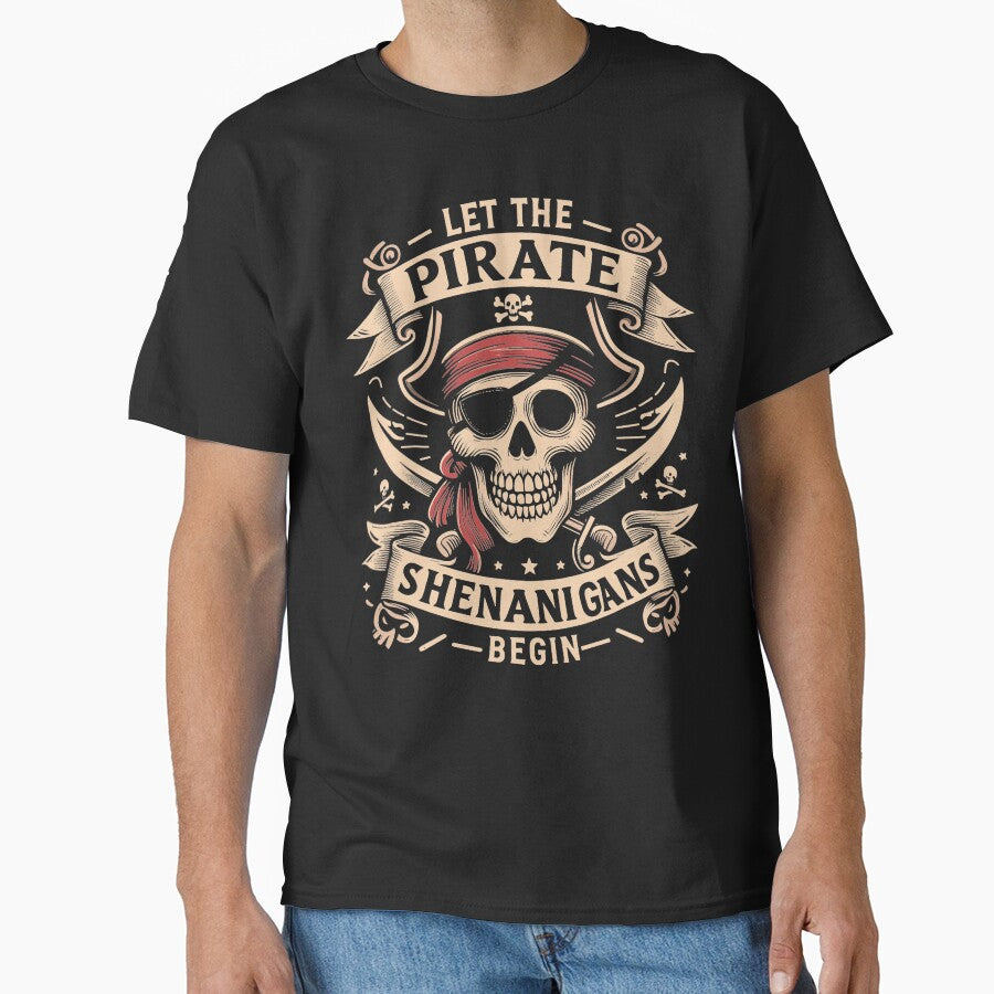 Halloween Skull Let The Pirate Shenanigans Begin by chung2525