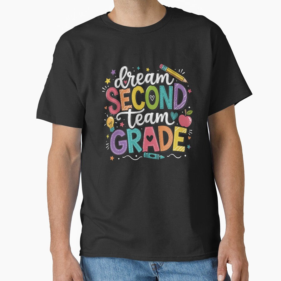 Second 2nd Grade Dream Team Teacher First Day of School by OlakunleOloroz