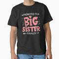 Promoted To Big Sister Finally Cute Pink Hearts Announcement Family Design by PhocoNibict