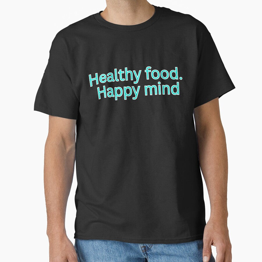 Healthy food. Happy mind-gym saying by HustlersShop77