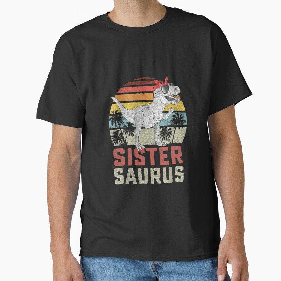Sister Saurus Dinosaur Sibling Family by salmzouriart