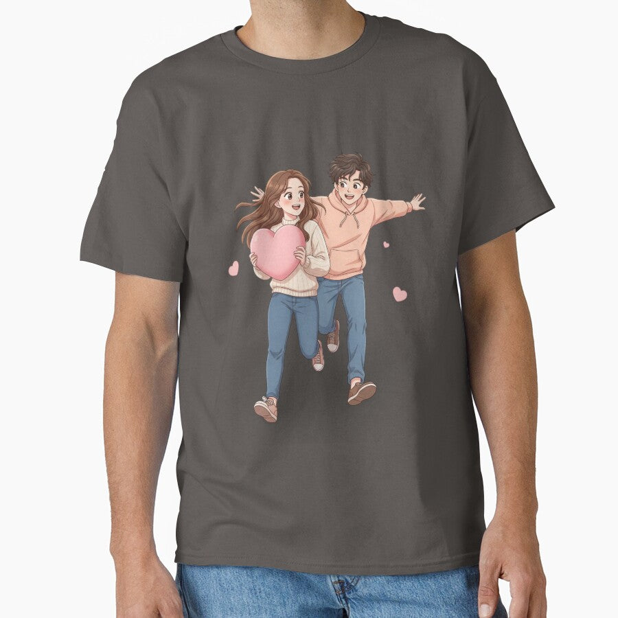 Cute Anime Couple in Love by Y-MOONSTAR