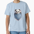 Cute Tiny Panda in Pocket | Kawaii Animal Design by VasiArtLab