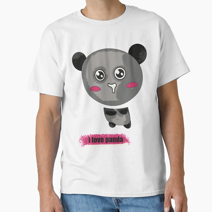 i love panda t -shirts by fowzi shokri