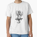 Cute Baby Dragon With Spread Wings Fantasy Illustration by DragonSerpent Ink