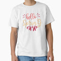 Hello Spring: 2022 spring with flowers and shapes Happy Easter Shirt, Colorful Floral Spring Gift For Women Girls by kind4you