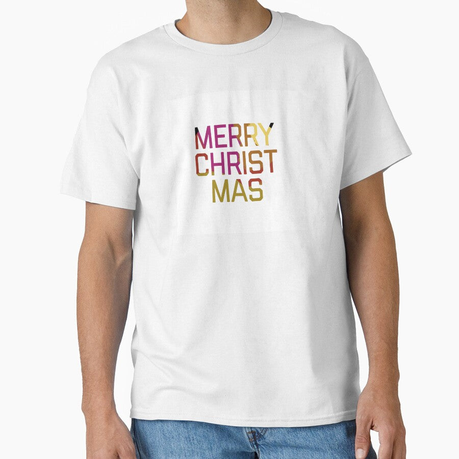 Merry Christmas Multicolored Text by 4thoughtDesigns