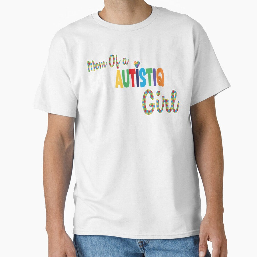 Mom Of a Fantautistique Girl - Autism Pride by ZYRAN Designs Studio