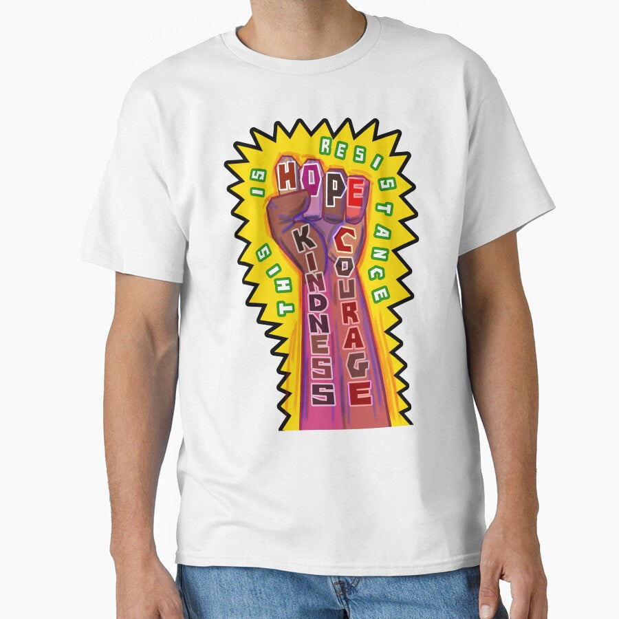 Hope Kindness Courage by Mud Company Grafix