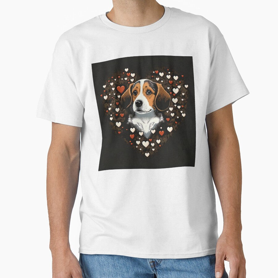 Beagle Dog Valentine by Juliascutecornr