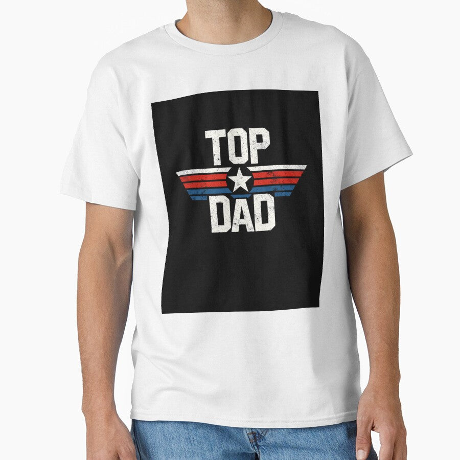 Top Dad – Vintage Father Pride Design by NomadUSArt