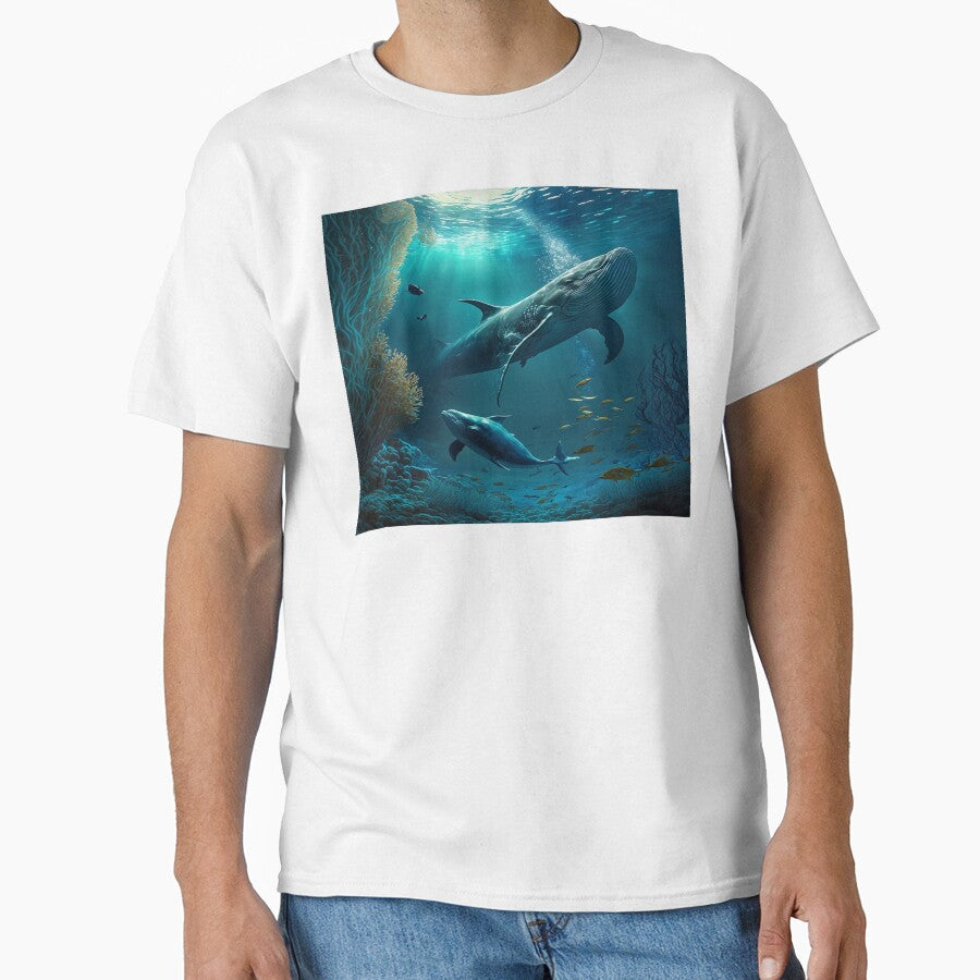 Underwater Whale Artwork by ArtbyAiGallery