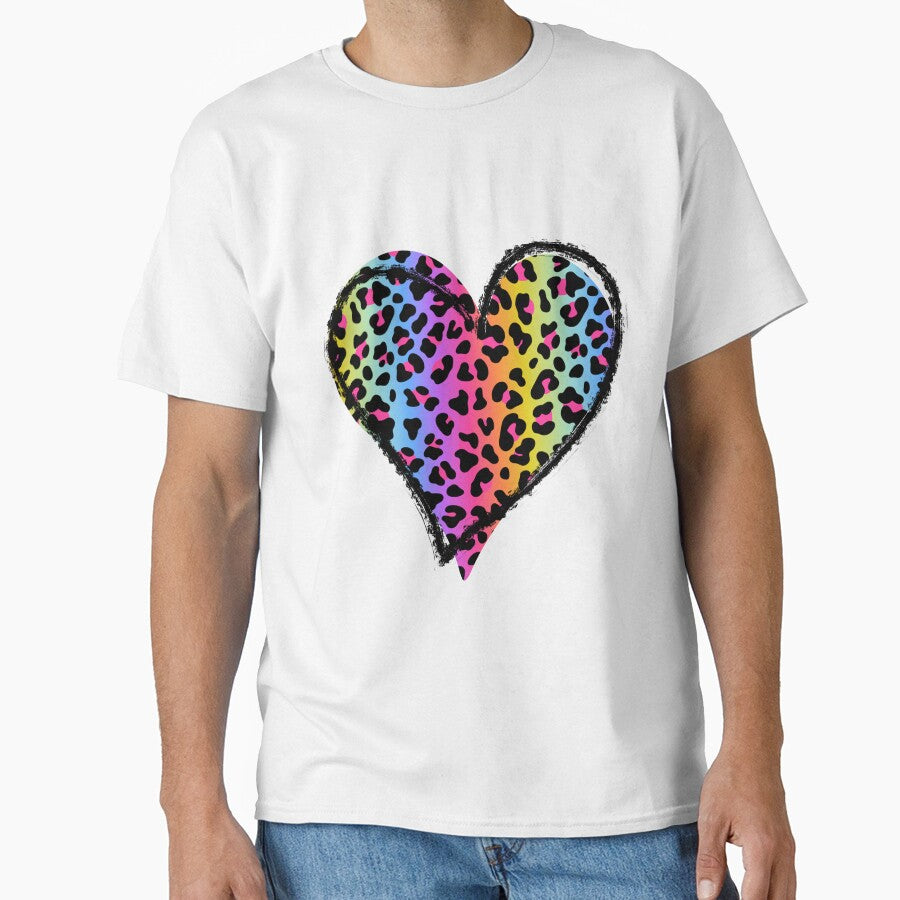 Colourful Leopard heart by sheelashop