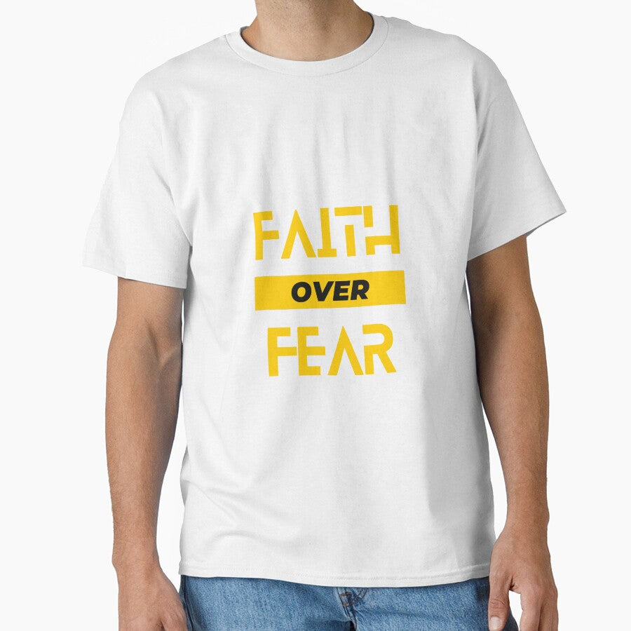 Faith Over Fear by CosmoMerchStore