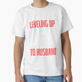 Gamer Engagement Groom Fiance Wedding Leveling Up To Husband by 74ninetees