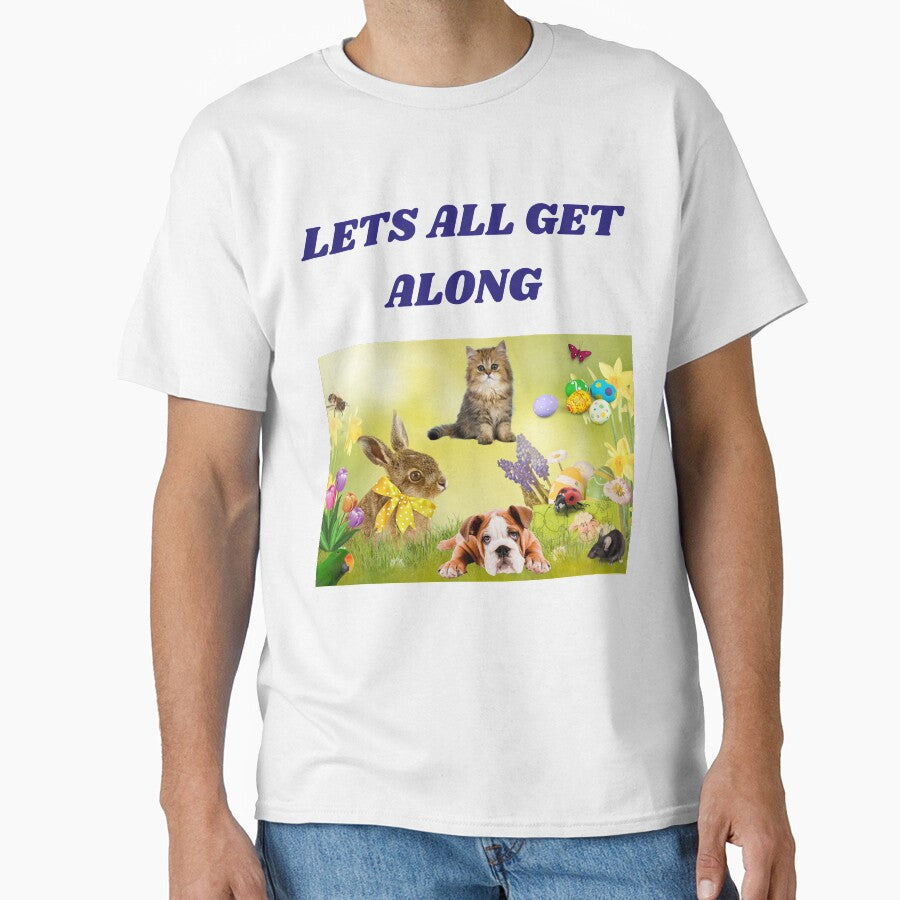 Let's All Get Along Easter Spring Desing by silviaol