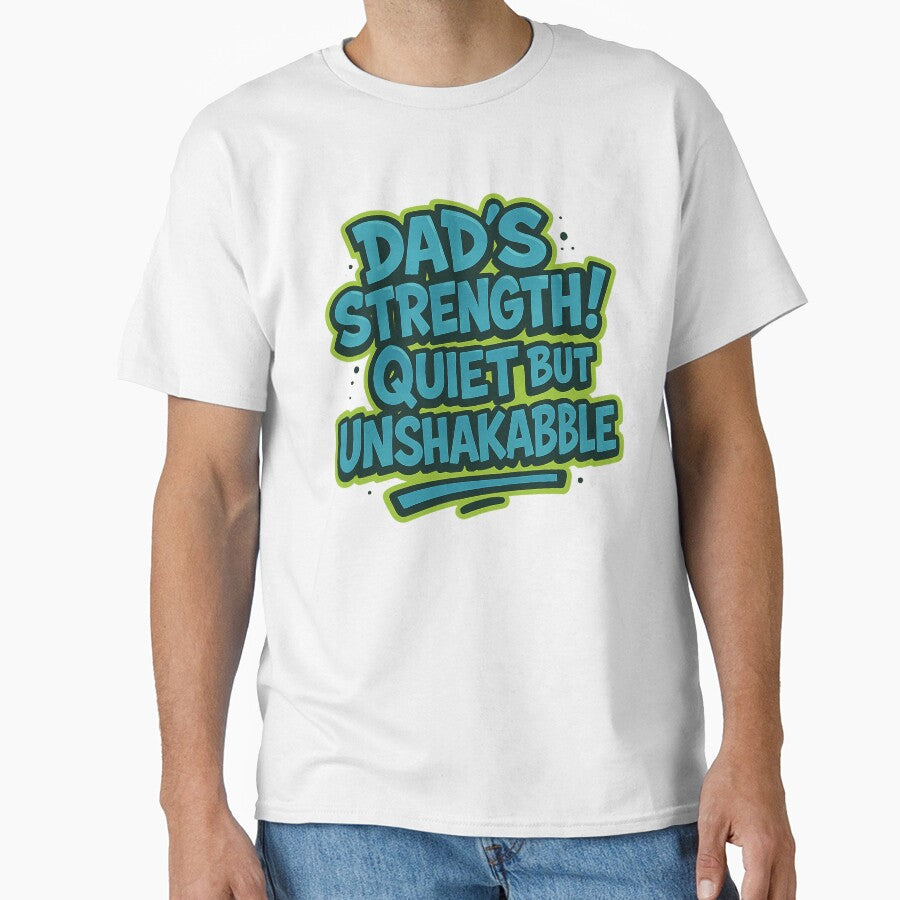 Dad’s Strength – Quiet But Unshakable .Bold Graffiti Father’s Day Gift by auraRM studio