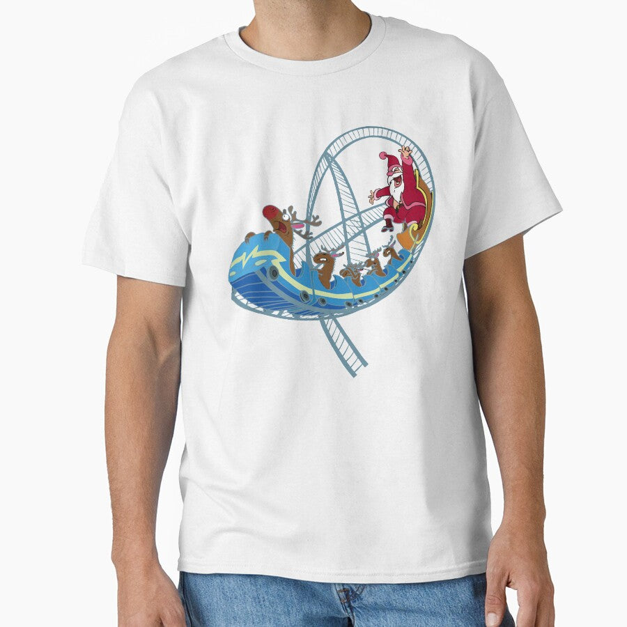 Santa Claus Riding a Roller Coaster Gifts For Kids by Ginger217