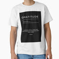 Gratitude - Motivational Inspirational Corporate Office Wall Art Black and White by Read This Already