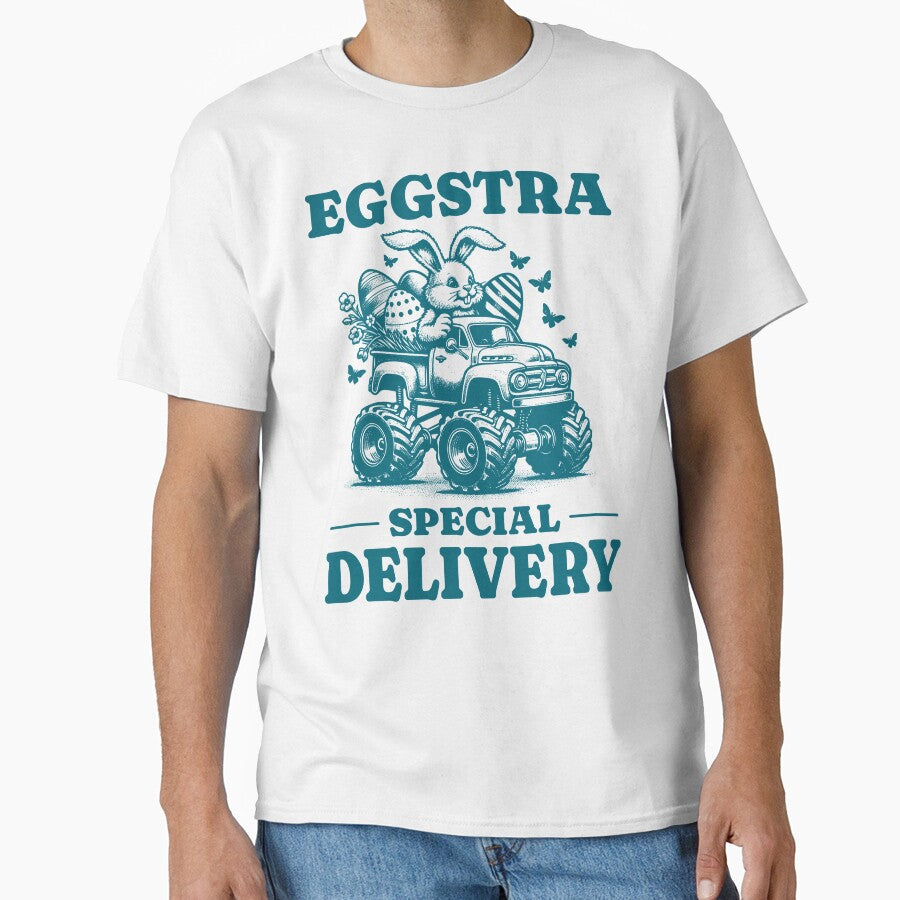 Eggstra Special Delivery Easter Bunny by MaxOutDesign