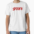 RED ON WHITE SPOOKY BLOOD DRIP by RomeArtCo